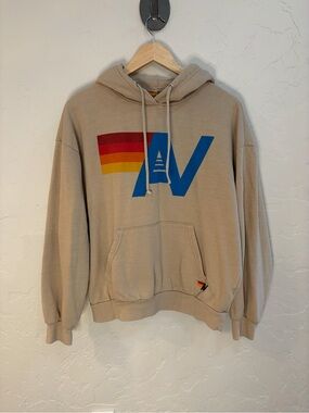 Aviator Nation Beige Hoodie